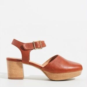 NIB Anthropologie - Romy Platform Heels - Honey